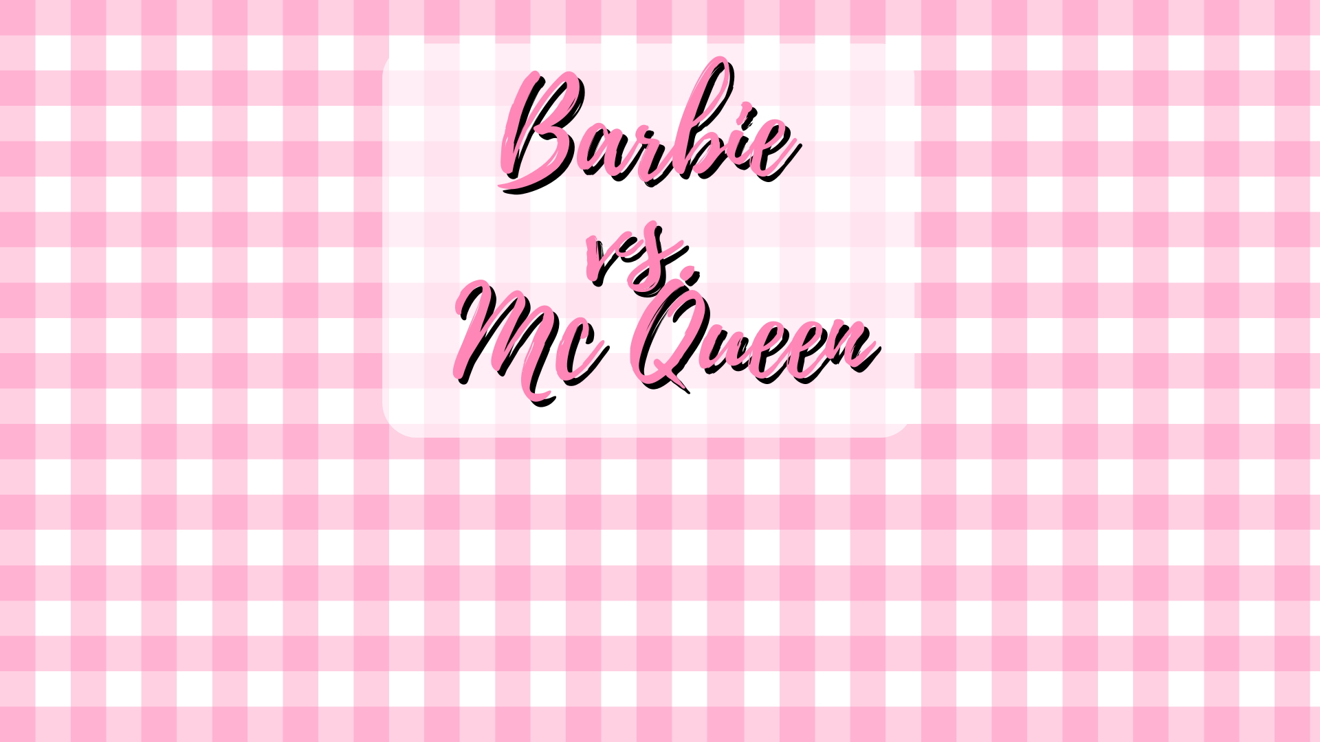 04. - 06.04.2025: Barbie vs. Mc Queen